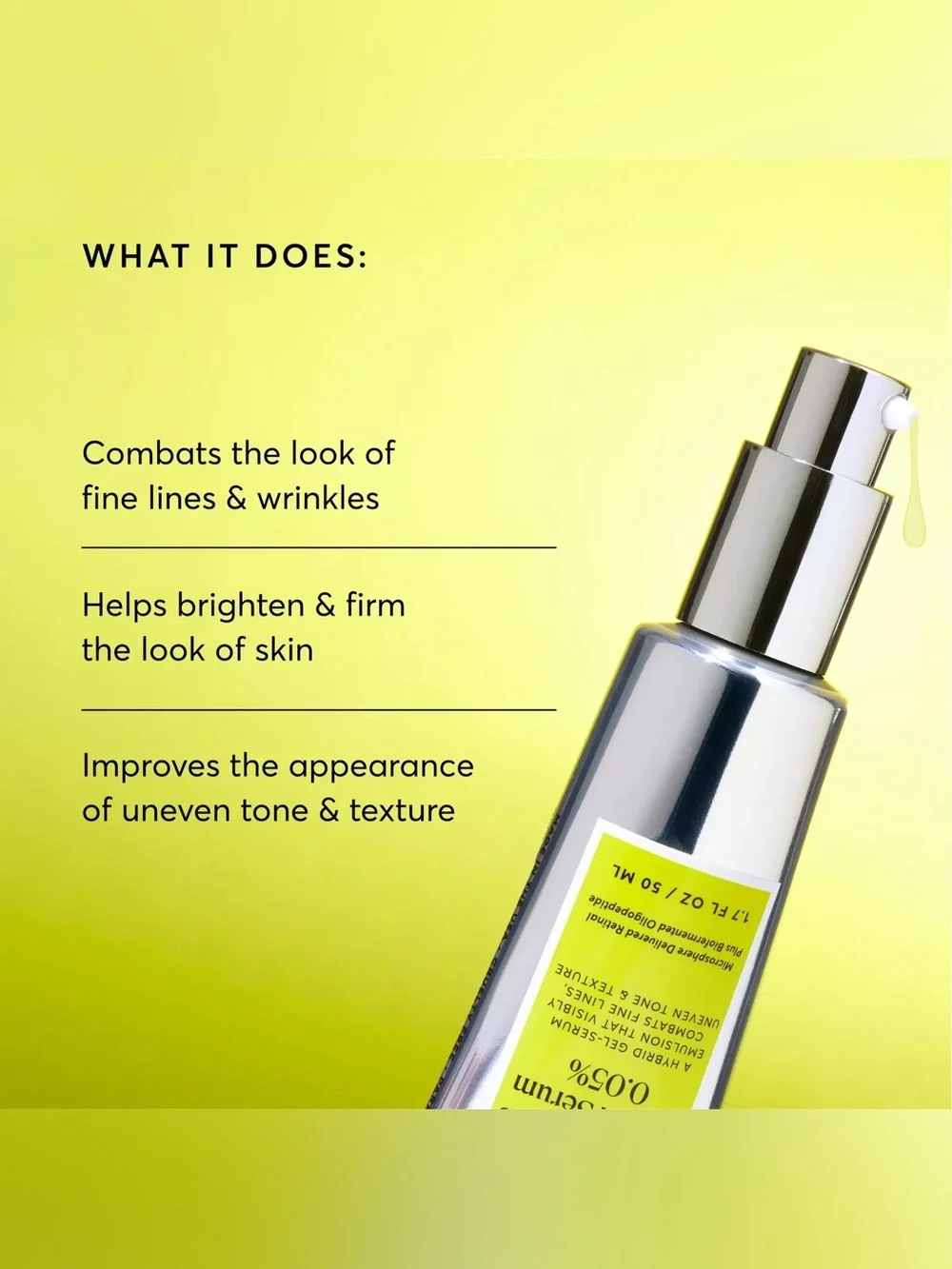 Naturium Retinaldehyde Cream Serum 0.05%, NEW
